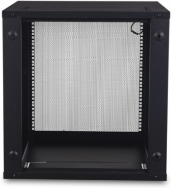 NetShelter 12U Wallmount Rack Cabinet 23.58 Inch Depth 24.41 Inch Height Unassembled