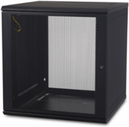 NetShelter 12U Wallmount Rack Cabinet 23.58 Inch Depth 24.41 Inch Height Unassembled