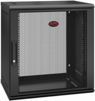 NetShelter 12U Wallmount Rack Enclosure Cabinet 19 Inch Width, 15.75 Inch Depth