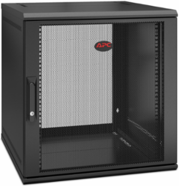 NetShelter 12U Wall Mount Rack Enclosure Cabinet 23.62 Inch Depth, 42.31 lb Weight