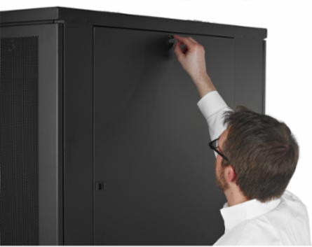 NetShelter SV Enclosure 42U 800mm Wide x 1200mm Deep, 307.54 lb, Black