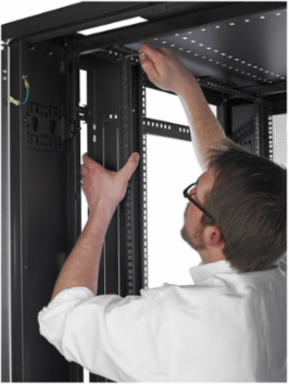 NetShelter SV 48U Enclosure Black, 800mm Wide x 1200mm Deep, 336.87 lb Weight