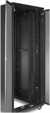 NetShelter SV 48U Enclosure Black, 800mm Wide x 1200mm Deep, 336.87 lb Weight