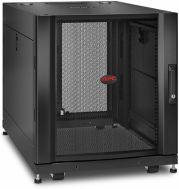NetShelter SX Server Rack Enclosure, 12U, 23.62 Inch Width, 35.43 Inch Depth, 119.01 lb