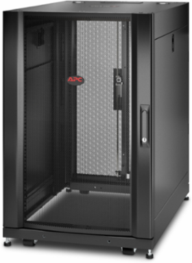 NetShelter SX Server Rack Enclosure, 18U, 36.42 Inch Height, 19 Inch Width, 35.43 Inch Depth