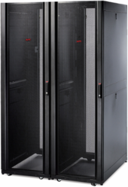 NetShelter SX Server Rack Enclosure, 48U, 88.90 Inch H x 23.62 Inch W x 42.13 Inch D, 304.74 lb