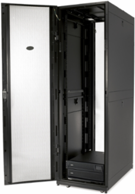 NetShelter SX Server Rack Enclosure, 48U, 88.90 Inch H x 23.62 Inch W x 42.13 Inch D, 304.74 lb