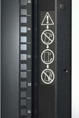 NetShelter SX Server Rack Enclosure, 48U, 88.90 Inch H x 23.62 Inch W x 42.13 Inch D, 304.74 lb