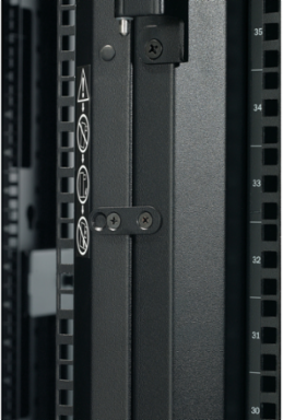 NetShelter SX Server Rack Enclosure, 48U, 88.90 Inch H x 23.62 Inch W x 42.13 Inch D, 304.74 lb