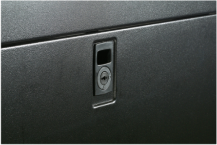 NetShelter SX Server Rack Enclosure, 48U, 88.90 Inch H x 23.62 Inch W x 42.13 Inch D, 304.74 lb