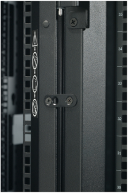NetShelter SX Server Rack Enclosure, 48U, 88.90 Inch H x 23.62 Inch W x 42.13 Inch D, 304.74 lb