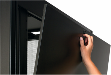 NetShelter SX 42U Networking Rack Enclosure, 78.39 Inch x 29.53 Inch x 42.13 Inch, 343.81 lb