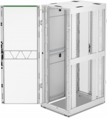 APC NetShelter SX Server Rack Gen 2, 42U, 1991H x 750W x 1070D mm, w/ Sides, White [TAA]