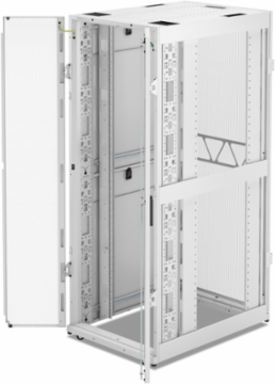 APC NetShelter SX Server Rack Gen 2, 42U, 1991H x 750W x 1070D mm, w/ Sides, White [TAA]