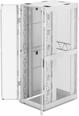 APC NetShelter SX Server Rack Gen 2, 45U, 2124H x 750W x 1070D mm, w/ Sides, White [TAA]
