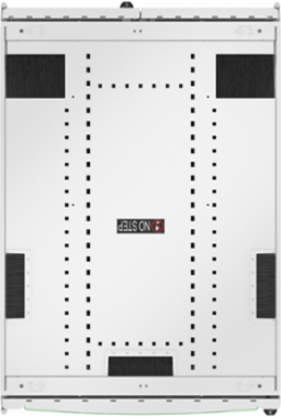 APC NetShelter SX Server Rack Gen 2, 45U, 2124H x 750W x 1070D mm, w/ Sides, White [TAA]