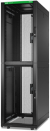 APC NetShelter SX Colocation Enclosure, 2 x 20U, 600W x 1070D mm, w/ Sides, Black [TAA]