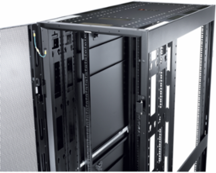 NetShelter SX Server Rack Enclosure, 45U, 600W x 1200D mm, 310.85 lb, Black