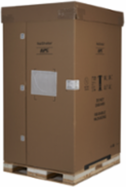 NetShelter SX Server Rack Enclosure, 45U, 600W x 1200D mm, 310.85 lb, Black