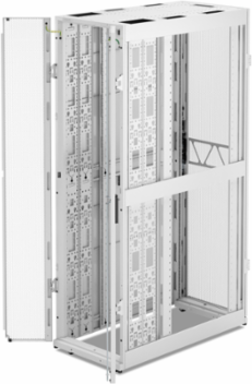 APC NetShelter SX Server Rack Gen 2, 45U, 2124H x 600W x 1200D mm, w/ Sides, White [TAA]