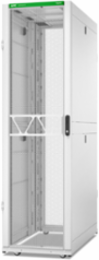 APC NetShelter SX Server Rack Gen 2, 45U, 2124H x 600W x 1200D mm, w/ Sides, White [TAA]