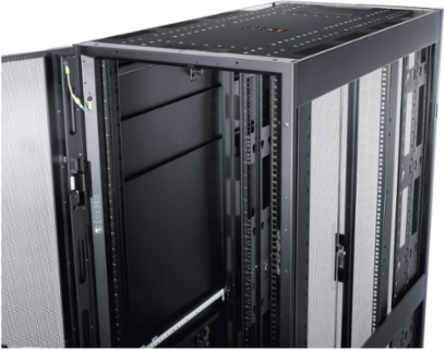 NetShelter SX 48U Server Rack Enclosure, 19 Inch Width, Black, 329.70 lb