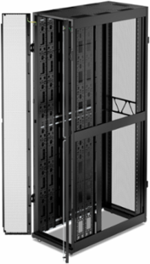 APC NetShelter SX Server Rack Gen 2, 52U, 2436H x 600W x 1200D mm, w/ Sides, Black [TAA]
