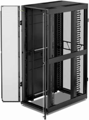 APC NetShelter SX Networking Enclosure, 42U, 1991H x 750W x 1200D mm, w/ Sides, Black [TAA]