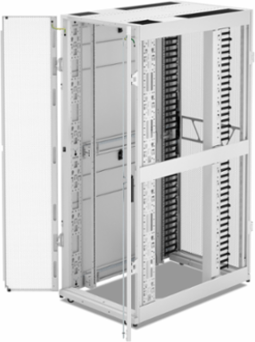 APC NetShelter SX Networking Enclosure, 42U, 1991H x 750W x 1200D mm, w/ Sides, White [TAA]