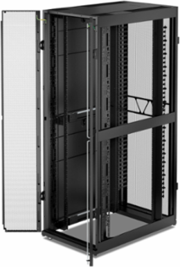 APC NetShelter SX Networking Enclosure, 48U, 2258H x 750W x 1200D mm, w/ Sides, Black [TAA]