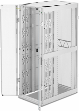 APC NetShelter SX Server Rack Gen 2, 45U, 2124H x 750W x 1200D mm, w/ Sides, White [TAA]