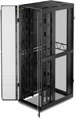 APC NetShelter SX Server Rack Gen 2, 52U, 2436H x 750W x 1200D mm, w/ Sides, Black [TAA]