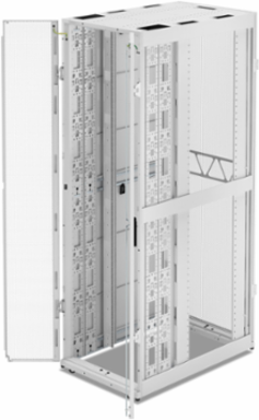 APC NetShelter SX Server Rack Gen 2, 52U, 2436H x 750W x 1200D mm, w/ Sides, White [TAA]