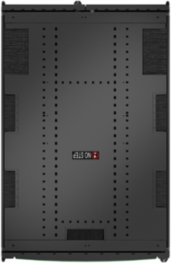 APC NetShelter SX Server Rack Gen 2, 52U, 2436H x 800W x 1200D mm, w/ Sides, Black [TAA]