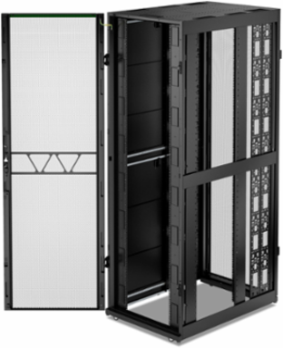 APC NetShelter SX Server Rack Gen 2, 52U, 2436H x 800W x 1200D mm, w/ Sides, Black [TAA]