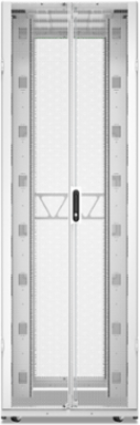 APC NetShelter SX Server Rack Gen 2, 52U, 2436H x 800W x 1200D mm, w/ Sides, White [TAA]