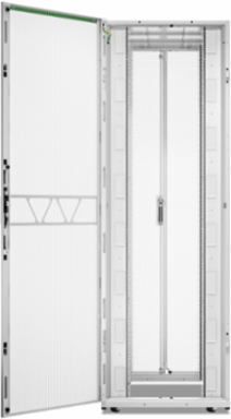 APC NetShelter SX Server Rack Gen 2, 52U, 2436H x 800W x 1200D mm, w/ Sides, White [TAA]