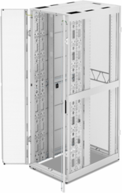APC NetShelter SX Server Rack Gen 2, 52U, 2436H x 800W x 1200D mm, w/ Sides, White [TAA]