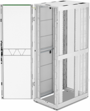 APC NetShelter SX Server Rack Gen 2, 52U, 2436H x 800W x 1200D mm, w/ Sides, White [TAA]