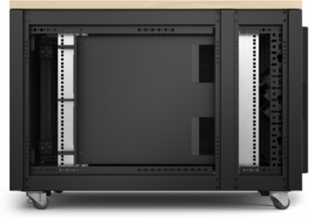 NetShelter Soundproof 12U Server Rack Enclosure 44.50 Inch Depth, 251.33 lb Weight