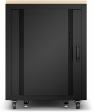 NetShelter Soundproof Server Rack Enclosure 17U 120V 44.5 Inch Depth