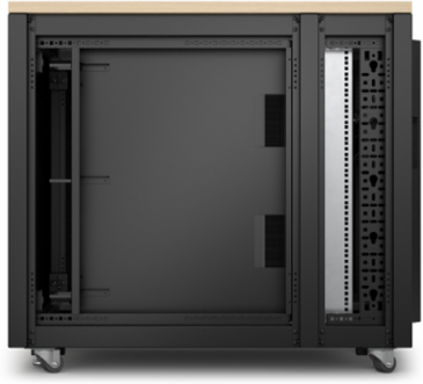 NetShelter Soundproof Server Rack Enclosure 17U 120V 44.5 Inch Depth