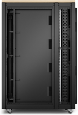 NetShelter Soundproof 32U Server Rack Enclosure 476.20 lb 120V Maple