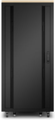 NetShelter Soundproof 32U Server Rack Enclosure 476.20 lb 120V Maple