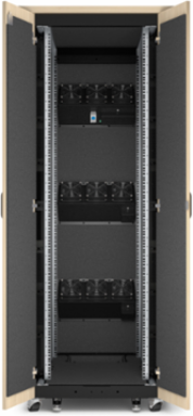 NetShelter Soundproof Server Rack Enclosure, 38U, 19 Inch Width, 44.50 Inch Depth, TAA Compliant