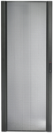 NetShelter SX 42U Perforated Curved Door Black 600mm Wide, 75.39 Inch Height, 23.62 Inch Width