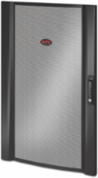 NetShelter SX 20U 600mm Wide Perforated Curved Door Black - 37.48 Inch Height, 23.62 Inch Width