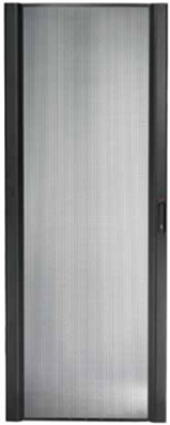 NetShelter SX 45U 750mm Wide Perforated Curved Door Black 80.47 Inch Height, 29.53 Inch Width