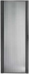 NetShelter SX 45U 750mm Wide Perforated Curved Door Black 80.47 Inch Height, 29.53 Inch Width