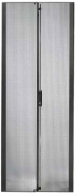 NetShelter SX 48U 750mm Wide Perforated Split Doors, 85.91 Inch Height, 29.49 Inch Width, 33.97 lb